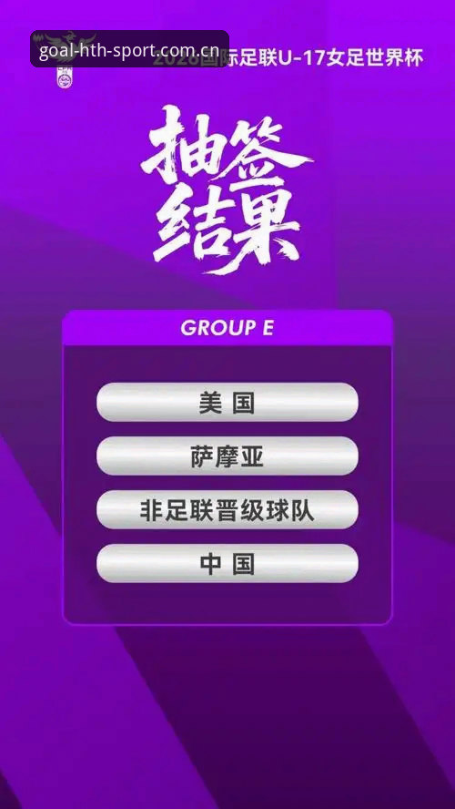 U17世界杯抽签结果揭晓，中国男女足签运解析最新动态